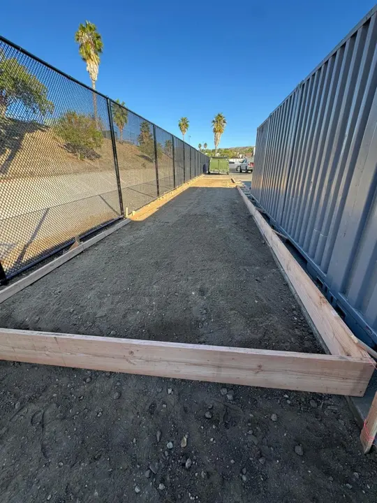 Concrete Pads, Saugus School District, Valencia: project management, photo 1