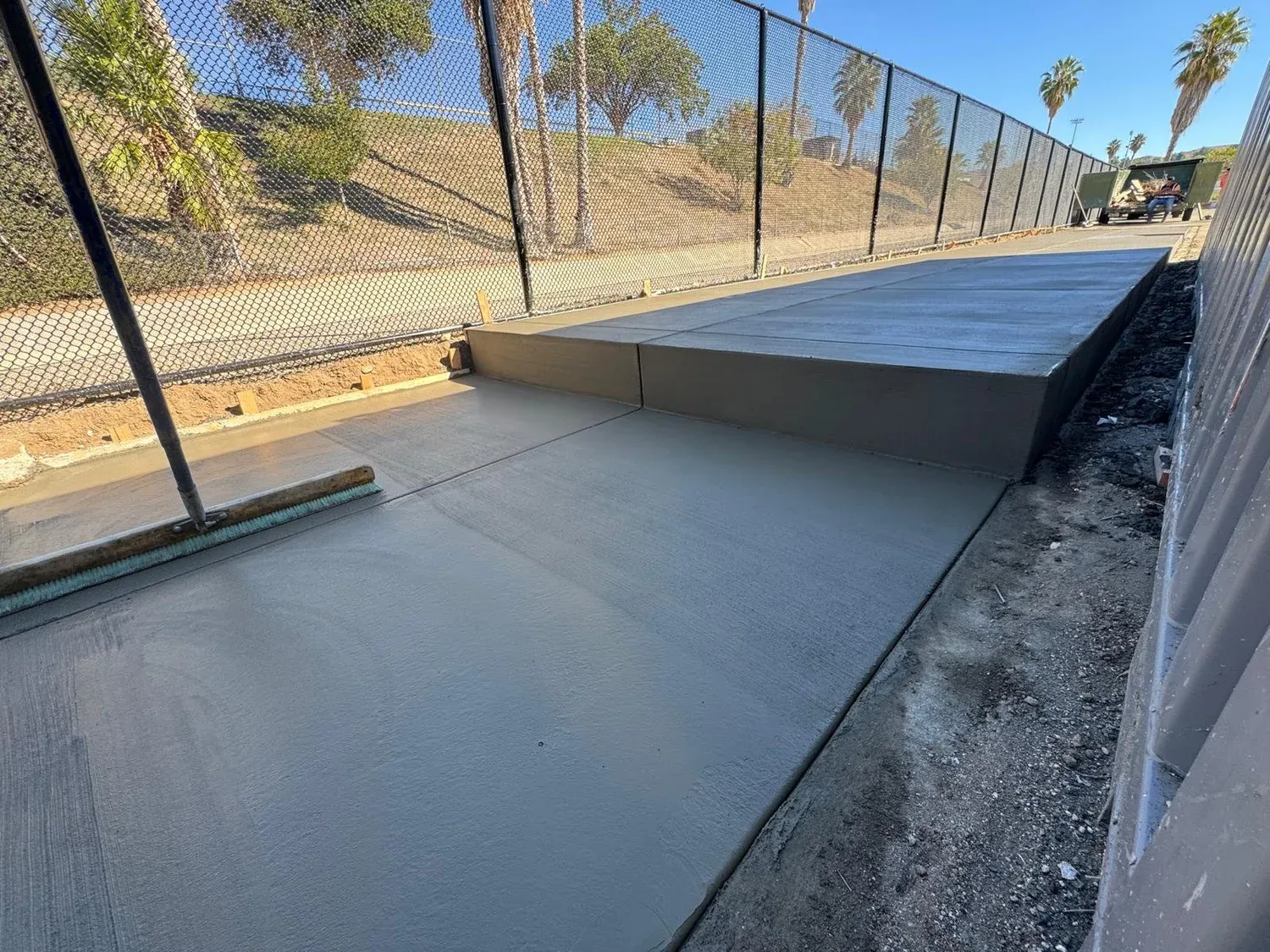 Concrete Pads, Saugus School District, Valencia, CA