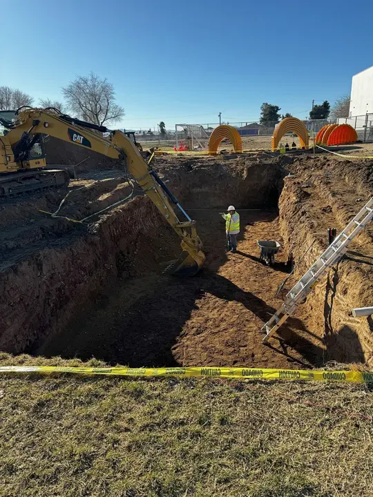 Parkview Chamber System, Victorville: site work & underground, photo 1