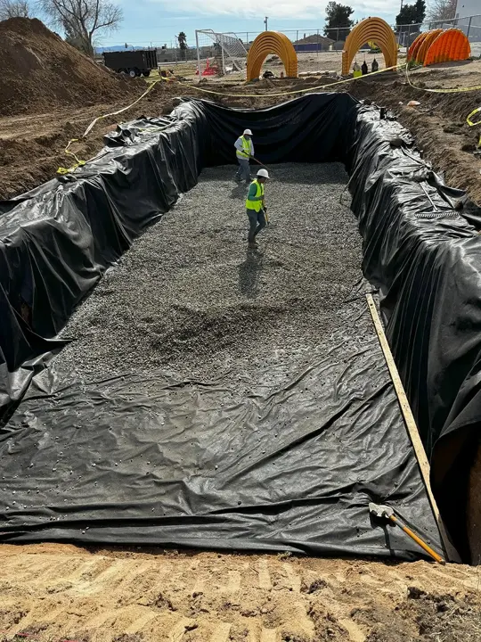 Parkview Chamber System, Victorville: site work & underground, photo 2