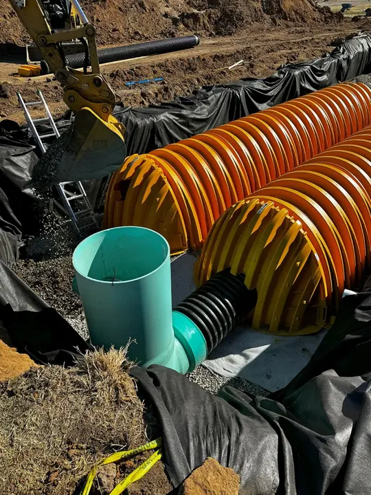 Parkview Chamber System, Victorville: site work & underground, photo 3