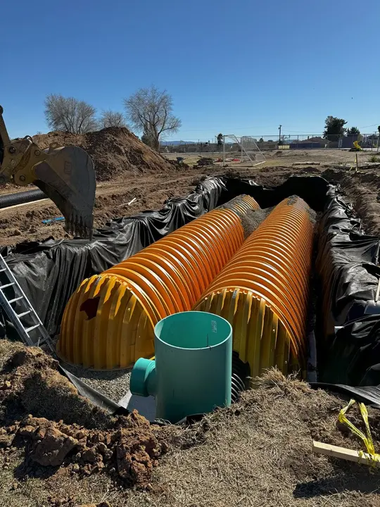 Parkview Chamber System, Victorville: site work & underground, photo 4