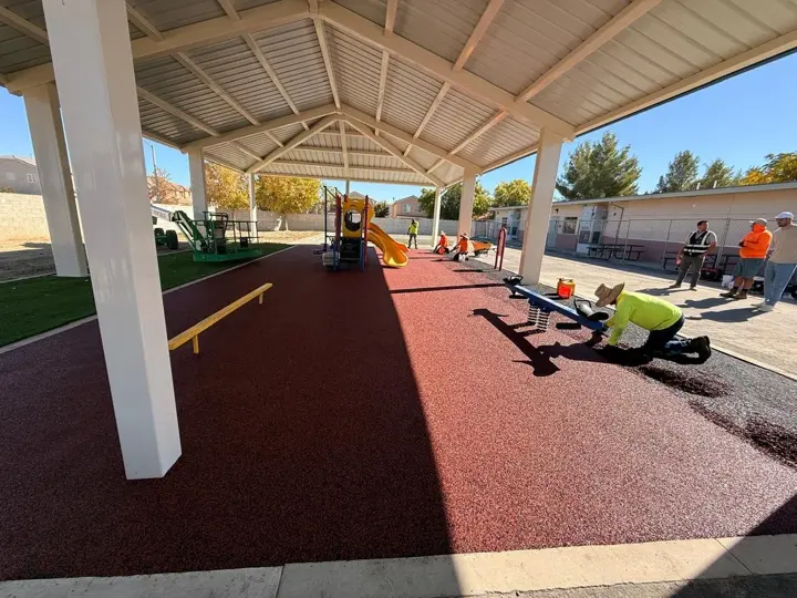 Rubber Playground Surfacing, Lancaster: rubber surfacing, photo 5
