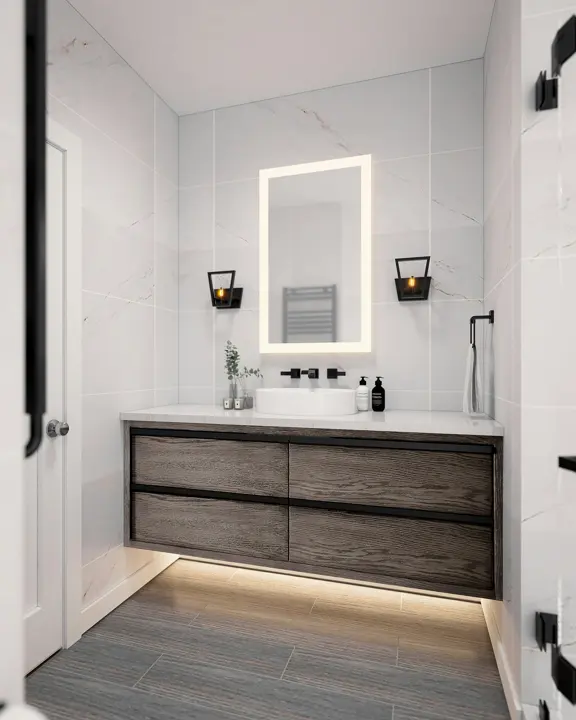 Bathroom remodeling example, photo 13